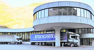 Inlandzoll. Seit einigen Monaten passieren die Lastwagen vor der Fahrt &uuml;ber den Simplon die Anlage in Gamsen. 