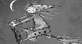 Besenritt. Die kleine Hexe ist unterwegs  &ndash;  und landet am 5. November im Visper La Poste. 