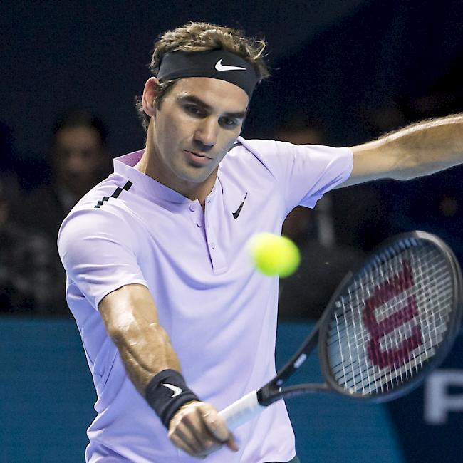 Roger Federer sucht in der Woche vor den ATP Finals in London (12. bis 19. November) noch etwas Matchpraxis