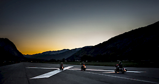 Fotografie vom Flughafen Turtmann aus dem Jahr 2016