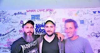 Der Vorstand. Von links: Ramon Haenni, David Zenh&auml;usern und Daniel Bumann. 