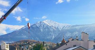 Foto aus dem B&uuml;ro der indual GmbH beim Sebastiansplatz. Die Full-Service Agentur im Webbereich hatte bei den Aufstellarbeiten einen Logenplatz.