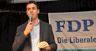Jonas Egli, Pr&auml;sident der Oberwalliser FDP-Sektion.