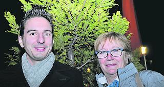 In Stimmung. Christian Zenz&uuml;nen und Anita Zerzuben.  