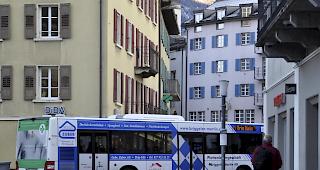 Ein Bild, das bald der Vergangenheit angeh&ouml;ren k&ouml;nnte: Ein Ortsbus im Stadtzentrum.