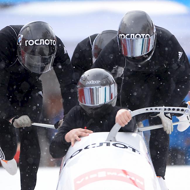 Der von Alexander Kasjanow pilotierte russische Bob gewann am vergangenen Wochenende in Whistler den Viererbob-Weltcup