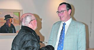 Medizin-Gespr&auml;ch. Nach Vortrag und Diskussion stellte sich Dr. Karl-Peter Jungius den Fragen des Publikums.  