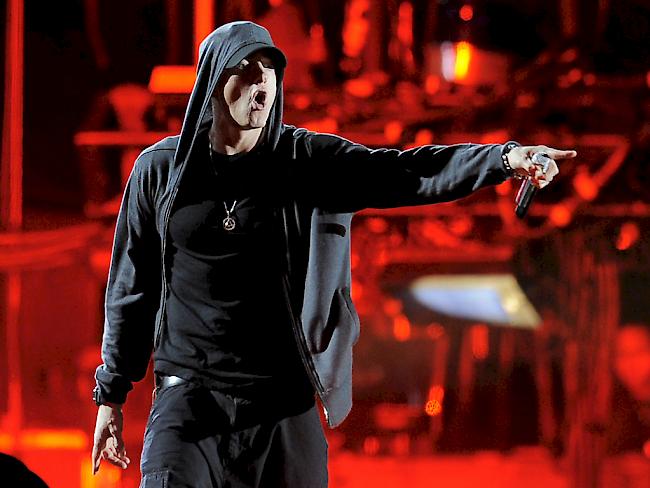 Eminem ist zurück: Nach vier Jahren veröffentlicht der US-Rapper Mitte Dezember ein neues Album. (Archivbild)