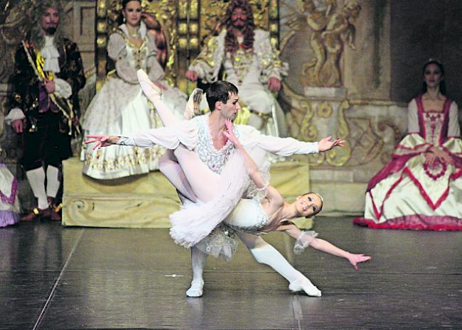 Juwel. Szene aus dem Märchenballett «Dornröschen»: Juwel des klassischen Tanzes. 