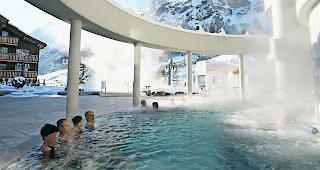 Leukerbad Therme. F&uuml;r &laquo;My Leukerbad&raquo; ein Schl&uuml;sselbetrieb. N&auml;chste Woche entscheiden die Burgerinnen und Burger, ob ihr Bad in die neue Gesellschaft integriert werden soll.  
