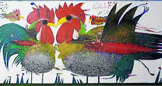 Freude bereiten. Eine Arbeit von Elso Schiavo: Ein Bild solle Freude bereiten, findet der K&uuml;nstler. 