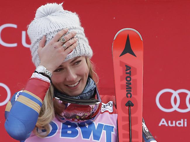 Mikaela Shiffrin war im ersten Durchgang klar die Schnellste