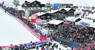 Skifest erwartet. Adelboden erwartet am Wochenende erneut &uuml;ber 40000 Skifans.  