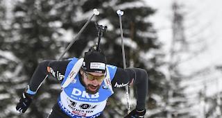 Benjamin Weger &uuml;berzeugte in der Loipe mit der siebtschnellsten Zeit. 
