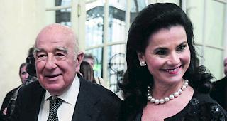 Banken und mehr. Joseph Safra (hier mit Gattin Vicky) wurde im Bankfach superreich. Inzwischen hat er sein Verm&ouml;gen auch in anderen Branchen angelegt. Er wohnt neu in Crans-Montana.  