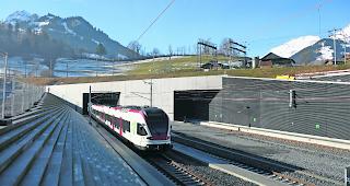 Der L&ouml;tschberg-Basistunnel ist zurzeit f&uuml;r den Zugverkehr in beide Richtungen gesperrt. Grund daf&uuml;r ist wie bereits im Februar ein Wassereinbruch.