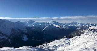 F&uuml;rs Aletschgebiet werden bis Montagabend bis zu einem Meter Neuschnee prognostiziert. 