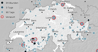 In Sitten gab es 2017 zwei tarke Beben. (Archiv)