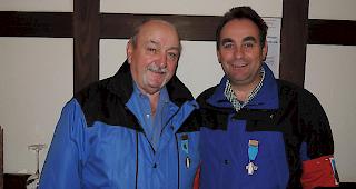 Erhard Henzen (links) heisst der neue F&auml;hnrich der Sektion Simplon. Hans-Peter Eyer amtet als Stellvertreter.