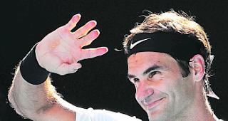 Sch&ouml;ne Aussichten. Roger Federer hat beim Australian Open als Einziger noch keinen Satz verloren.  