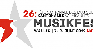 Das Logo des Kantonalen Musikfests 2019 in Naters
