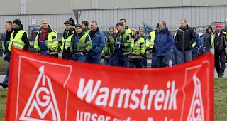 &laquo;Unser gutes Recht&raquo;. Ein Warnstreik von dieser Woche in Rostock.