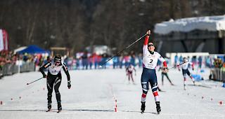 Nadine F&auml;hndrich sichert sich die Silbermedaille.