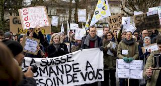 Nach knapp viert&auml;gigem Streik nimmt die SDA-Redaktion die Arbeit wieder auf.