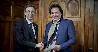 Fr&eacute;d&eacute;ric Favre und Christian Constantin haben sich getroffen.