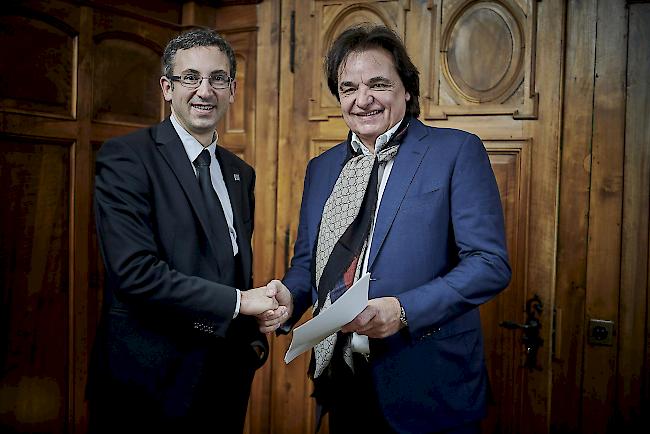 Frédéric Favre und Christian Constantin haben sich getroffen.