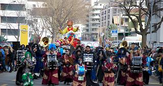 Impressionen aus dem Kinderumzug in Glis.