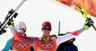 Was f&uuml;r ein Triumph, Ramon Zenh&auml;usern holte sich Olympia-Silber im Slalom.