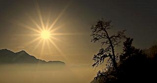 K&auml;lte &uuml;ber dem Rhonetal