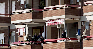 Hier hat sich der Polizist mit seinen Kindern verbarrikadiert.