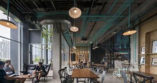 Ein Co-Working-Zentrum: Platz zum Arbeiten und Entspannen.