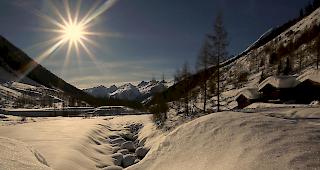 Herrlicher Sonnenschein auf der K&uuml;hmatt.