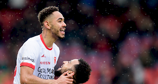 Ausnahmsweise wieder freudige Gesichter beim FC Sitten