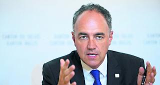 Bildungsdirektor Darbellay. Zuerst zur&uuml;ckhaltend, jetzt stellt er sich demonstrativ hinter das Projekt. 