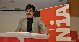 Armin Bumann, Sektionspr&auml;sident Unia Oberwallis, ging in seinem Jahresbericht auf die drei wichtigsten gewerksschaftspolitischen Ereignisse des vergangenen Jahres ein.