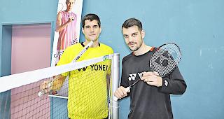 Pr&auml;sident Marco Fux (l.) und TK-Chef Yoan Freysinger.