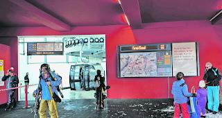 R&uuml;ckzug. F&uuml;r G&auml;ste blieben die Anlagen in Montana gestern geschlossen.  