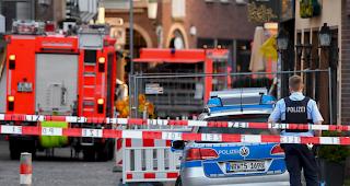 M&uuml;nster steht unter Schock: Ein Mann f&auml;hrt mit einem Transporter in eine Menschenmenge, t&ouml;tet zwei Personen und erschiesst sich selbst.