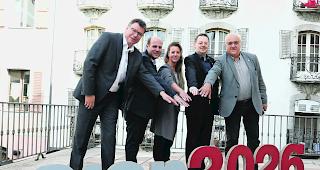 Pr&auml;sidenten sind daf&uuml;r. Ren&eacute; Constantin, FDP, Serge M&eacute;trailler, CVPU, Franziska Biner, CVPO, Franz Ruppen, SVPO, Alex Schwestermann, CSPO (von links). 