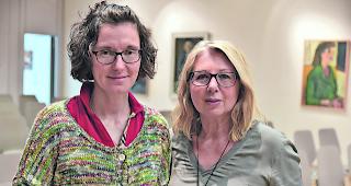 Wissenswertes. Anregend war, was die &Auml;rztin Dr. Christine Baumann (links) und die Psychologin Dr. Pasqualina Perrig-Chiello in der Mediathek Wallis-Brig &uuml;bers Altwerden berichteten. 