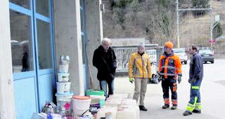 Sammelaktion. Unterwegs f&uuml;r eine umweltgerechte Entsorgung. 