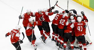 Sensationell, die Schweiz schl&auml;gt im Halbfinale Kanada und spielt gegen Schweden um WM-Gold.