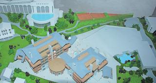 Luft raus. Das ambitionierte Luxus-Immobilien-Projekt &laquo;51 Grad&raquo; (Foto Baumodell) verlor seinen Elan bereits mit Erstellung der Baugrube. Die Genfer Firma Thermal Developments SA mit Investoren aus Kasachstan meldete Konkurs an. 