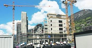 Werkbesichtigung. Der neue Ibex-Komplex von Lonza in Visp. 