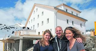 Familienprojekt. Tamara, Walter und Susi Brog (von links) werden im Hotel f&uuml;r das Wohl der G&auml;ste besorgt sein.  