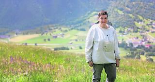 Ihre Heimat. Sandra Lochmatter wohnt schon immer in Rotafen bei Leuk. 